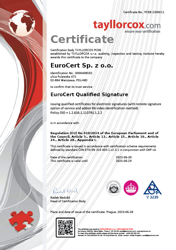 qualified signature