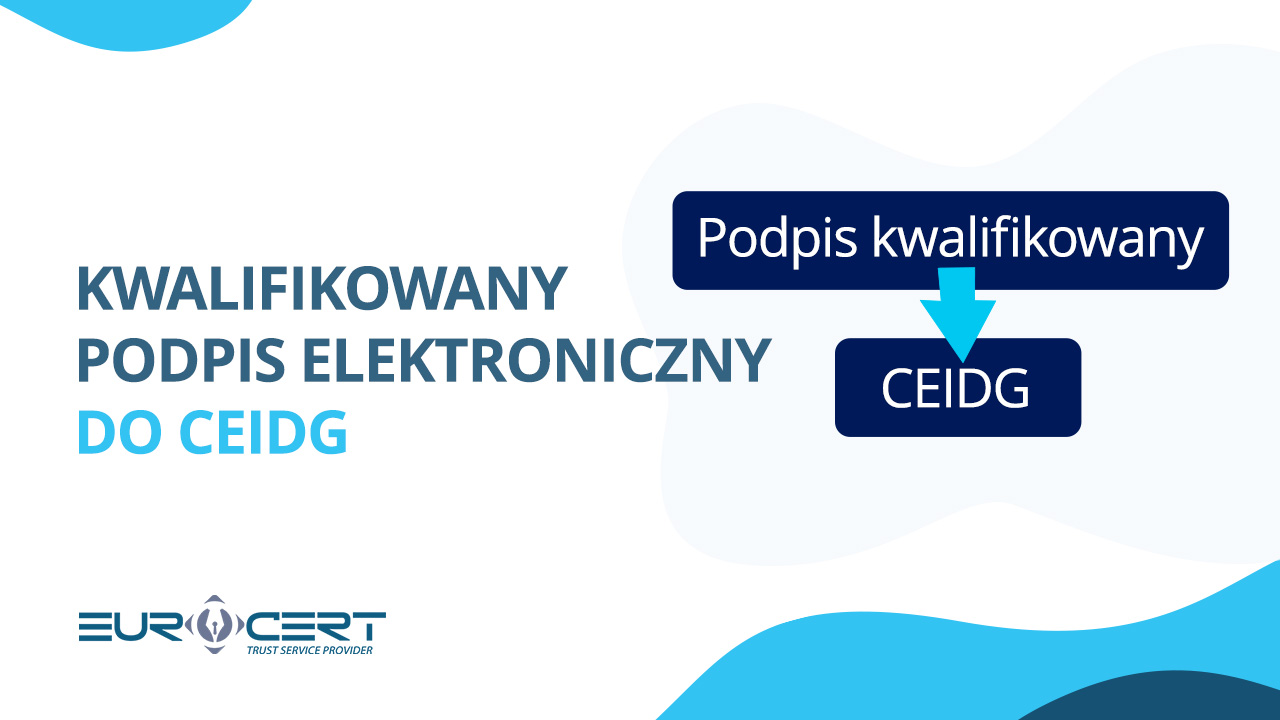 Kwalifikowany podpis elektroniczny do CEIDG