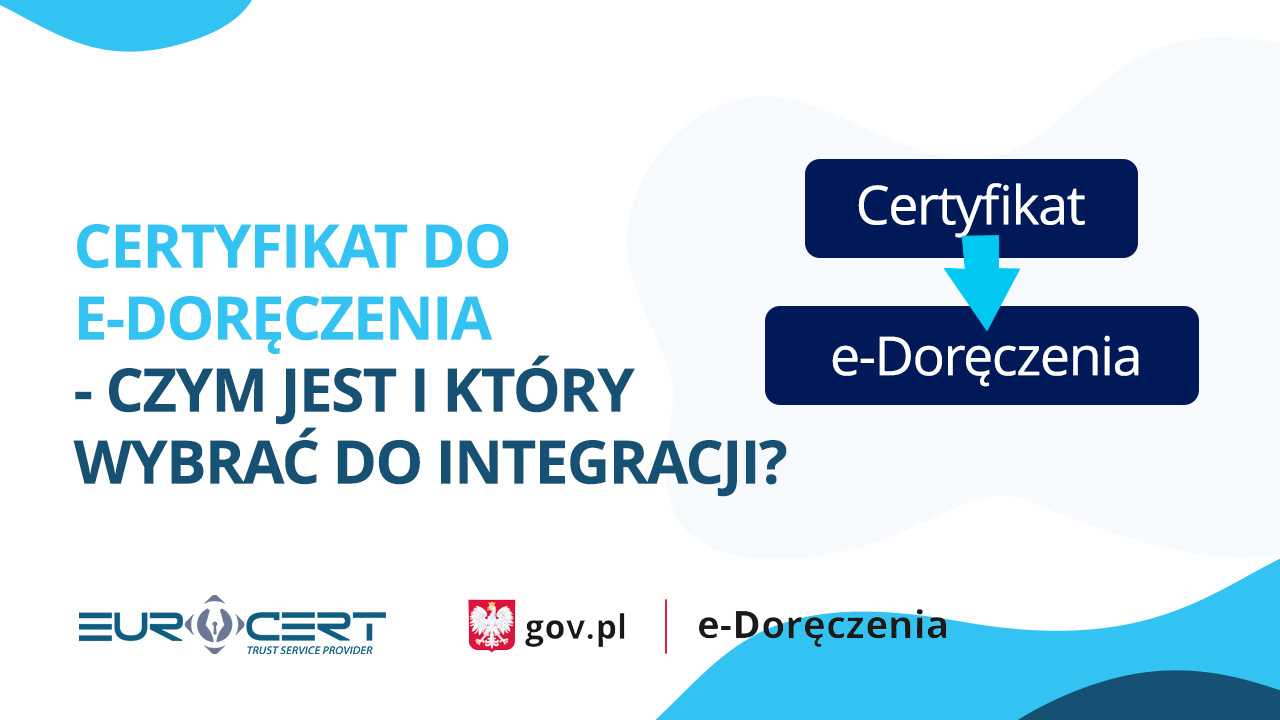 Certyfikat do e-Doręczenia – czym jest i który wybrać do integracji?